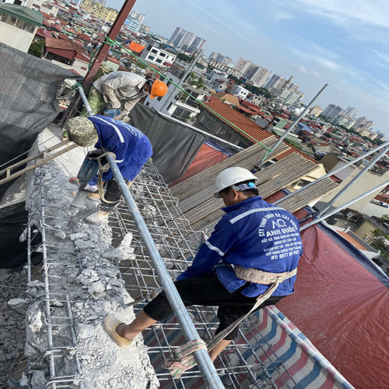 Khoan cắt bê tông, khoan rút lõi, khoan cấy thép chờ, cắt trống trượt ram dốc, khoan cắt đường