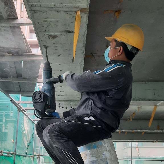 Khoan cắt bê tông, khoan rút lõi, khoan cấy thép chờ, cắt trống trượt ram dốc, khoan cắt đường