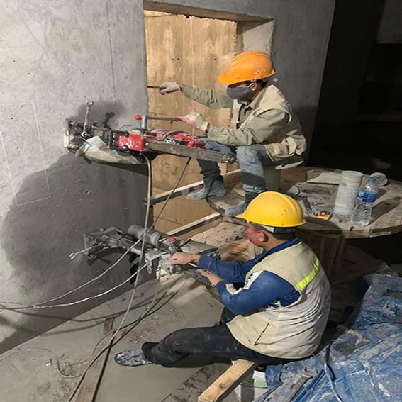 Khoan cắt bê tông, khoan rút lõi, khoan cấy thép chờ, cắt trống trượt ram dốc, khoan cắt đường